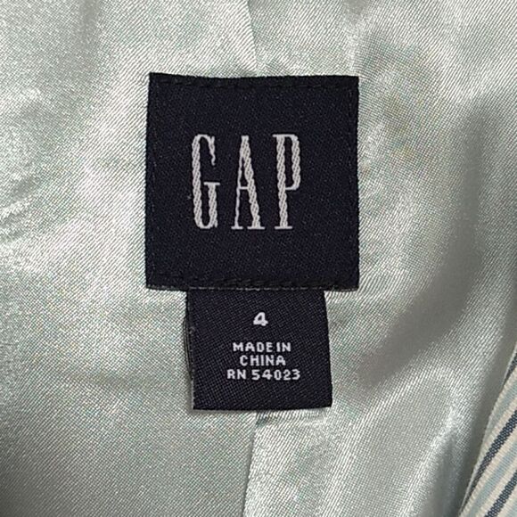 Gap Striped Blazer. Sz 4 - Picture 11 of 13